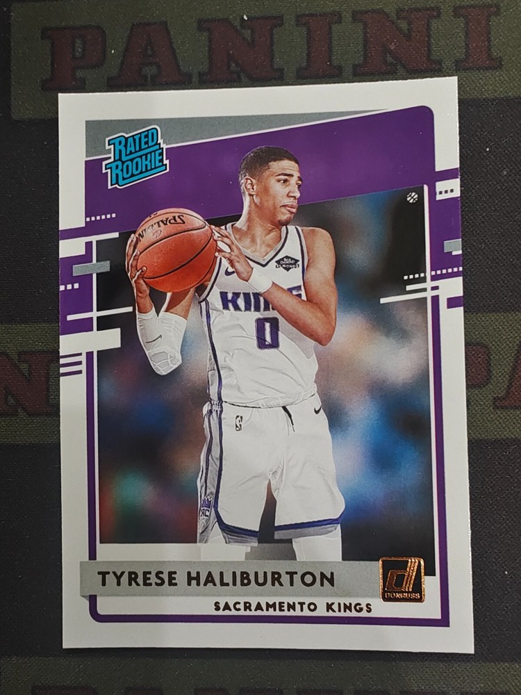 2020-21 Panini Donruss Rated Rookie Tyrese Haliburton