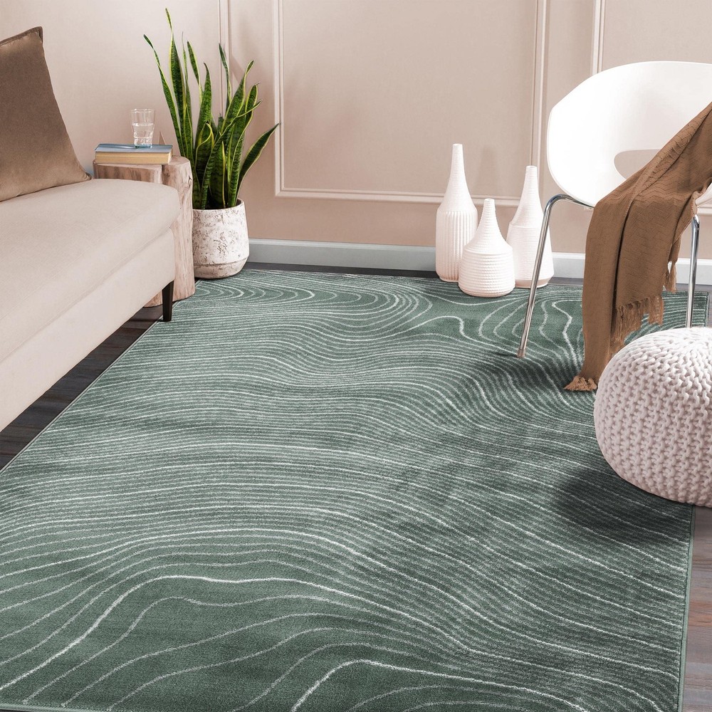 Plush High-Traffic Indoor Rug with Durable Jute Backing