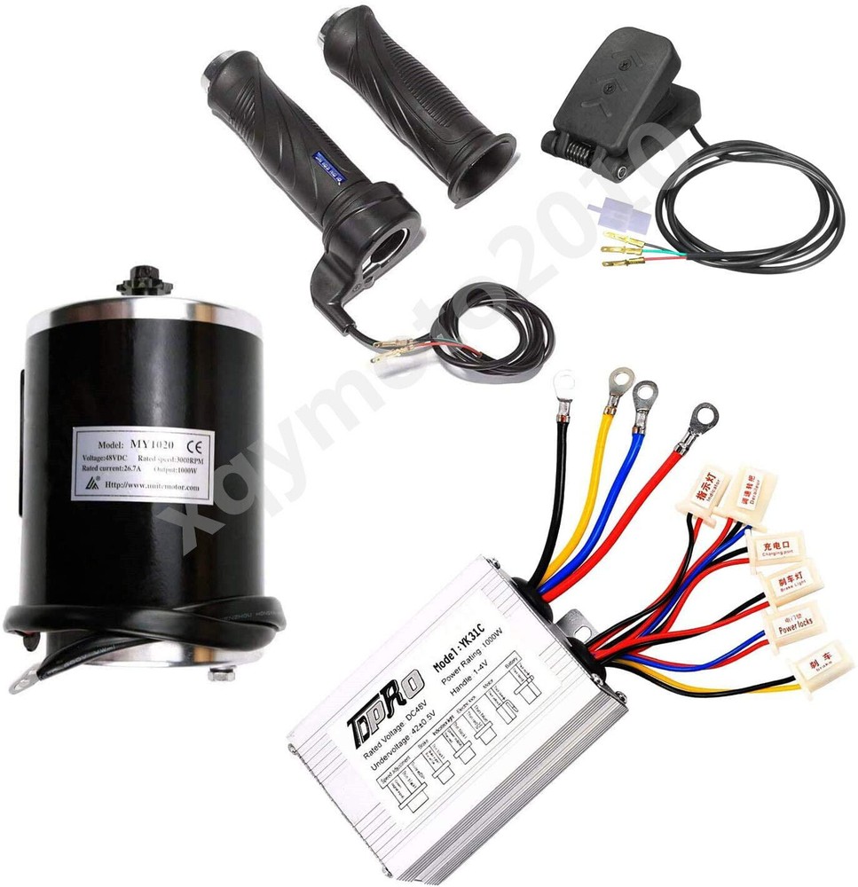48V 1000W Brush Motor Controller for Go Kart ATV E-Bike Scooter Razor