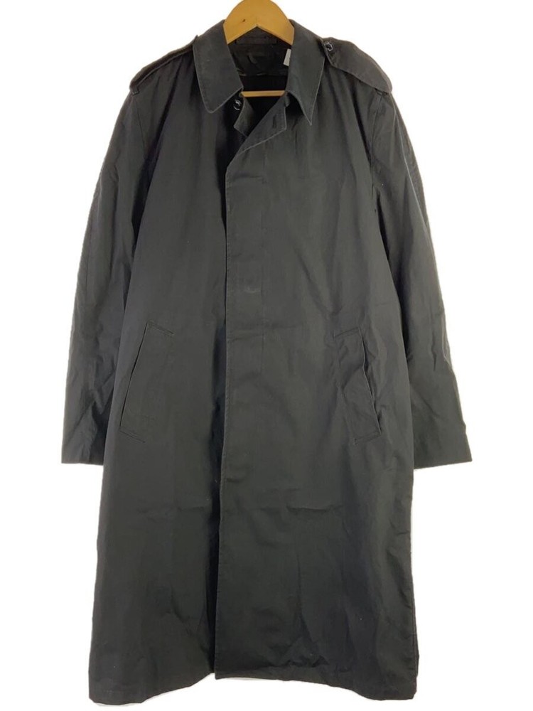 U.S.Navy Trench Coat/38/Cotton/Blk/Plain/8405-01-059-4244 2733