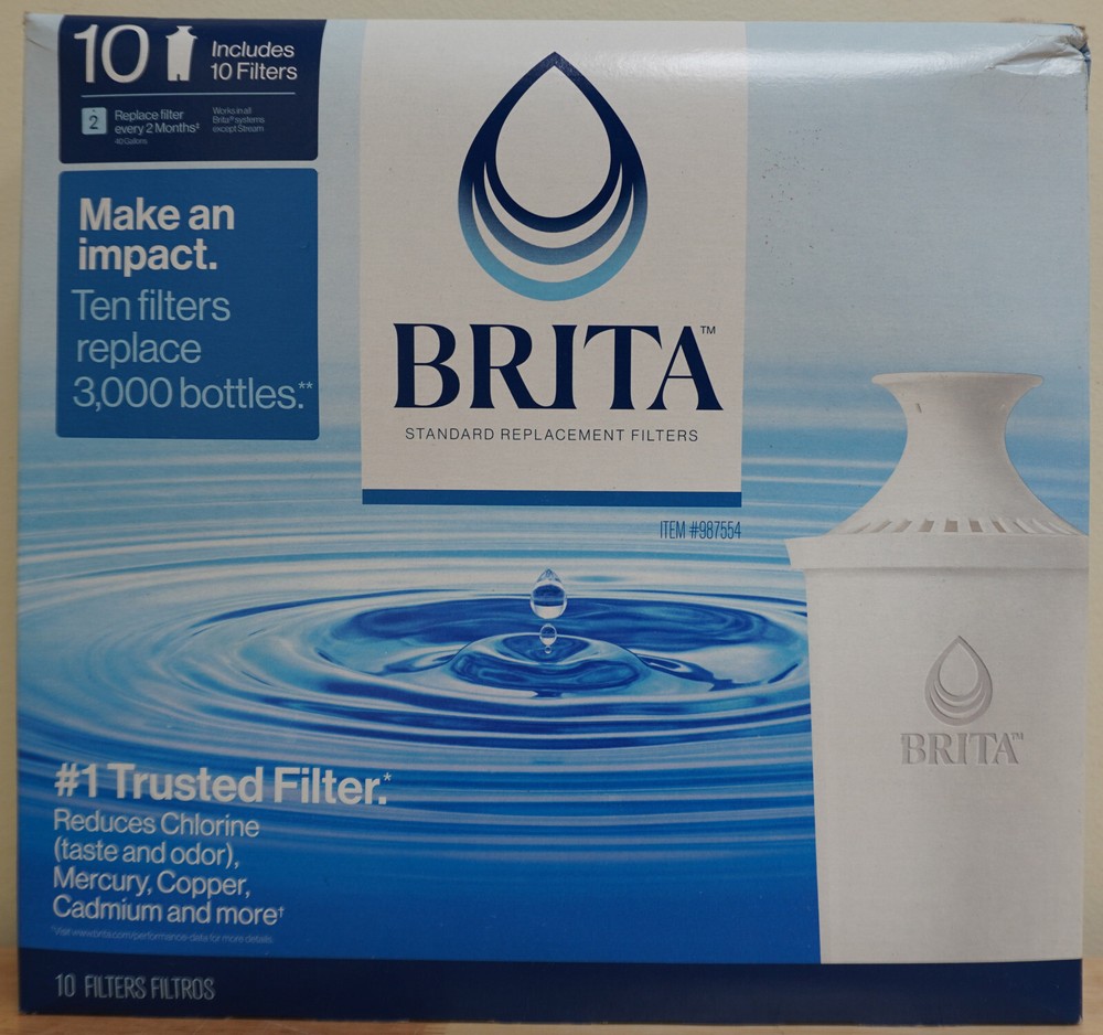Brita 987554 Pitcher Replacement Filters - 10 Pack