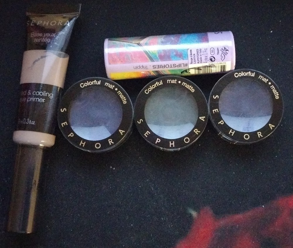 NEW LOT 1 SEPHORA Tinted Eye Primer 04 3 Colorful Eyeshadow 1 Lipstories Trippin