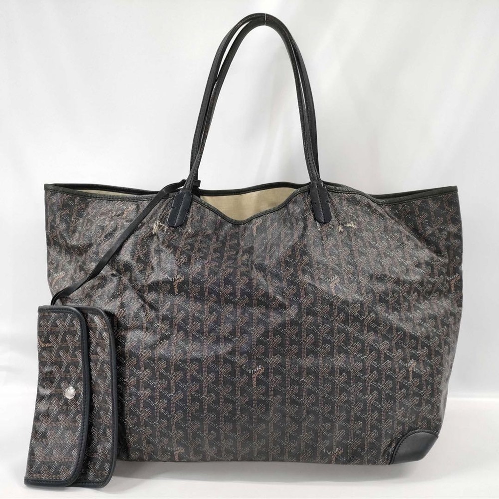 Goyard Saint Louis PM Tote Bag with Logo Pouch Pre-Owned