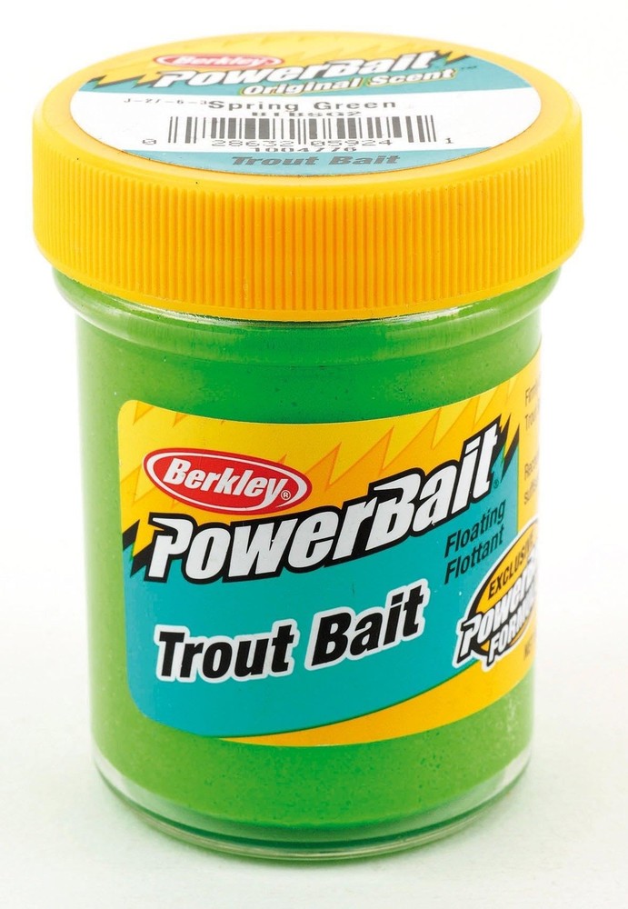 Berkley PowerBait Rainbow Trout Scented Moldable Fishing Bait 1.75 oz