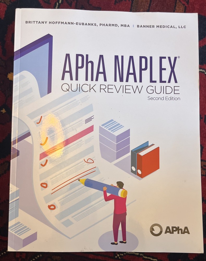 APhA NAPLEX Quick Review Guide 2nd Edition Paperback 2023