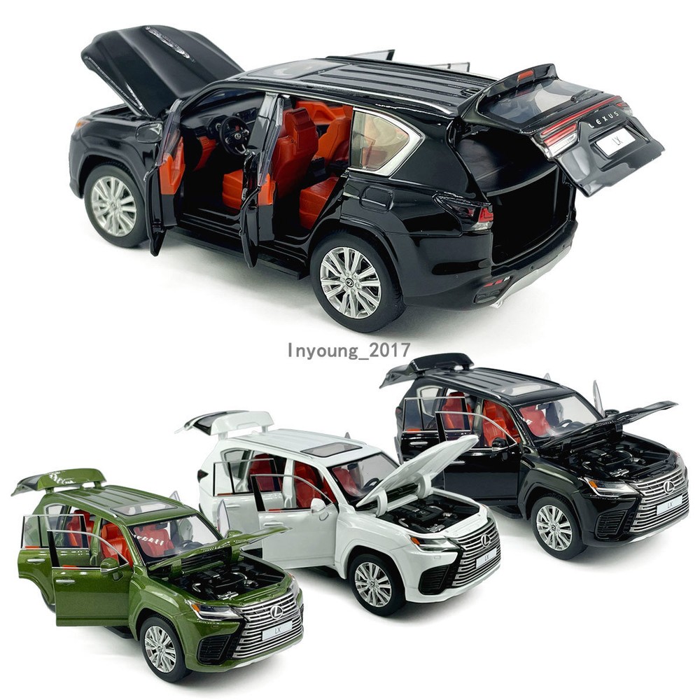 1:32 2022 LX600 SUV Diecast Model Car Metal Toy Cars Toys for Boys Kids Gifts