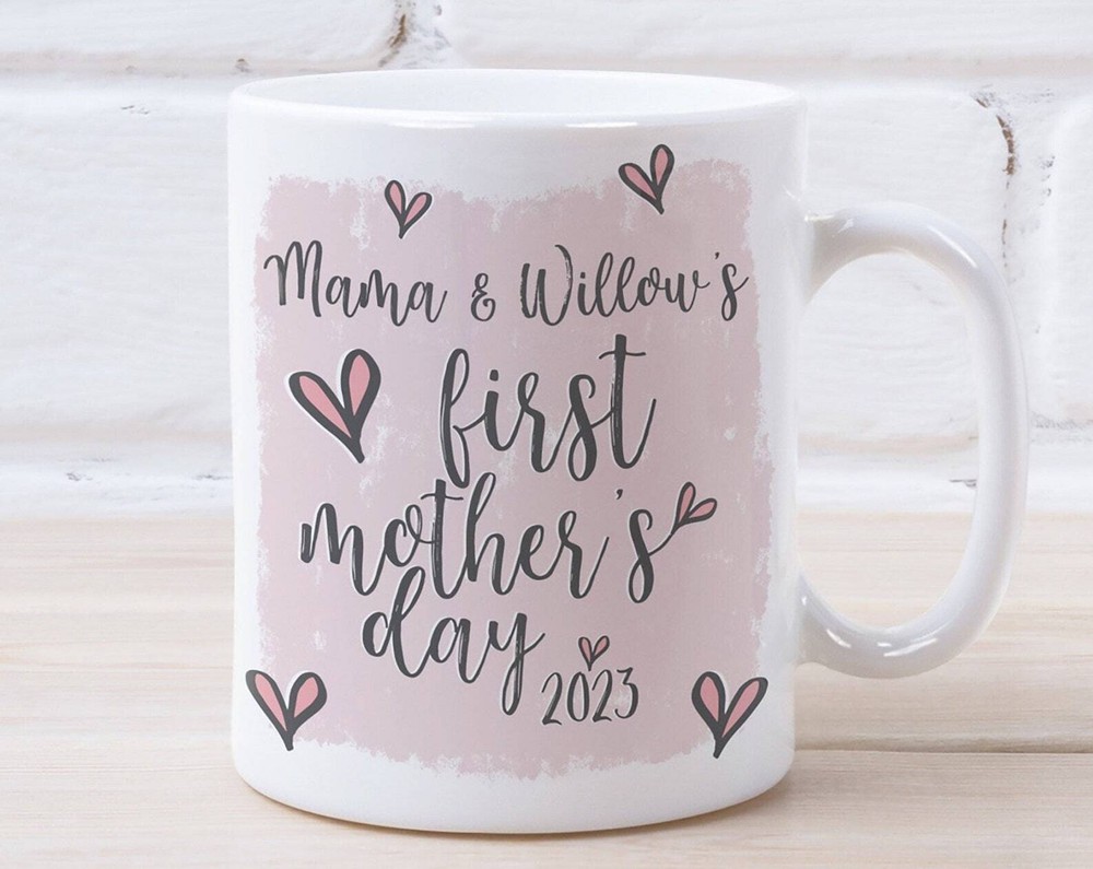1st Mothers Day Personalised Mug First Time Mom Giftfirst Mothers Day Gift Custo