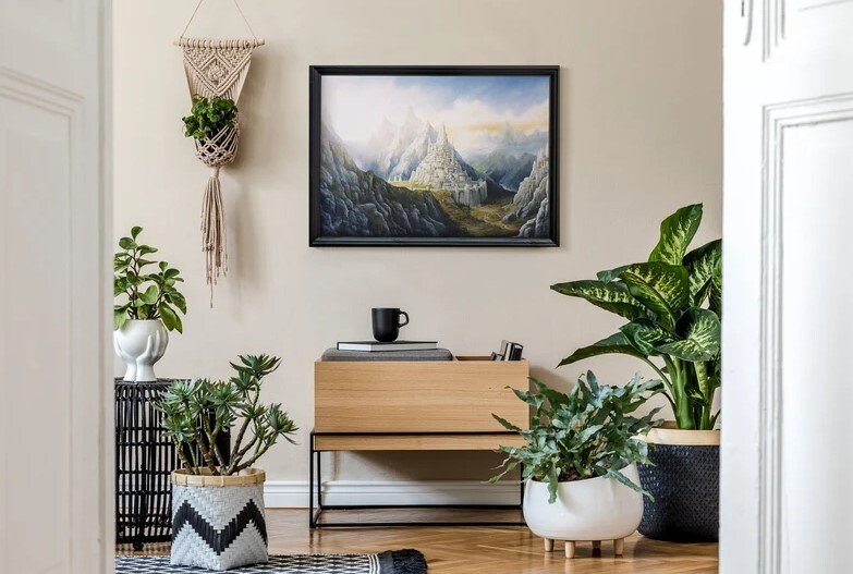 Minas Tirith Painting, The Lord of the Rings