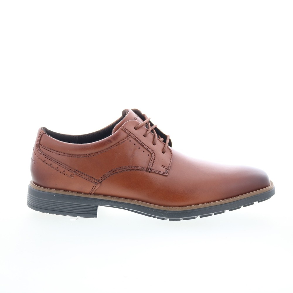 Rockport Next Gen Plain Toe Mens Brown Oxfords & Lace Ups Plain Toe Shoes 7