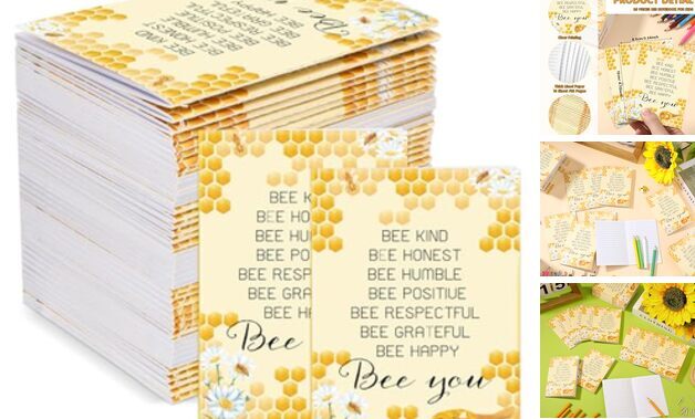 Bee-Themed Back to School Notebook for Students 25 Pages-image