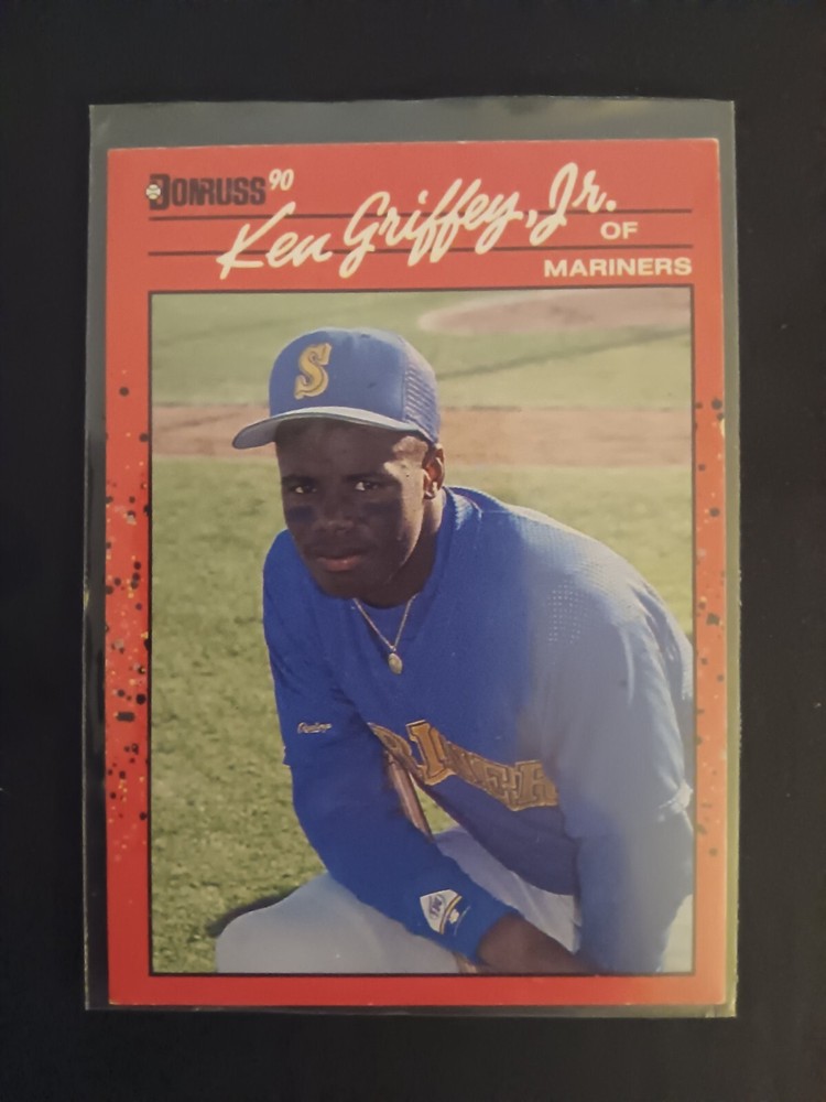 1989 LEAF, INC. DONRUSS 1990 KEN GRIFFEY, JR. OF MARINERS #365 ERROR BASEBALL CA