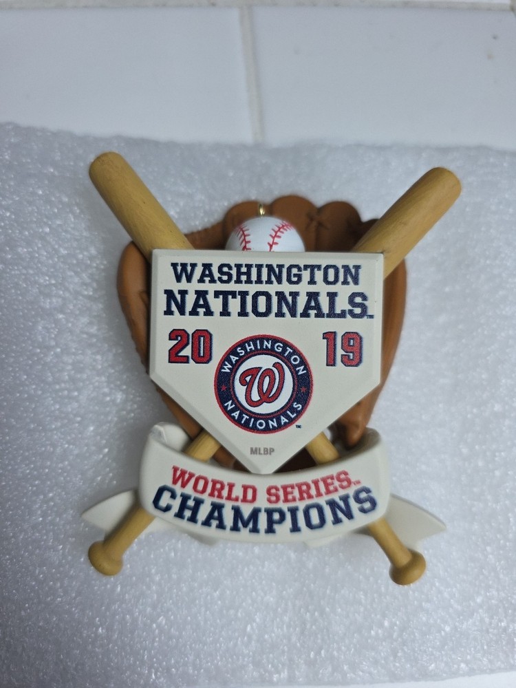 2019 Washington Nationals World Series MLB Hallmark Christmas Ornament with Box