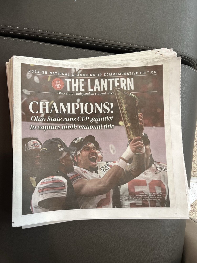 2024-25 OSU Natty Champs The Lantern LIMITED TIME Newspaper-image