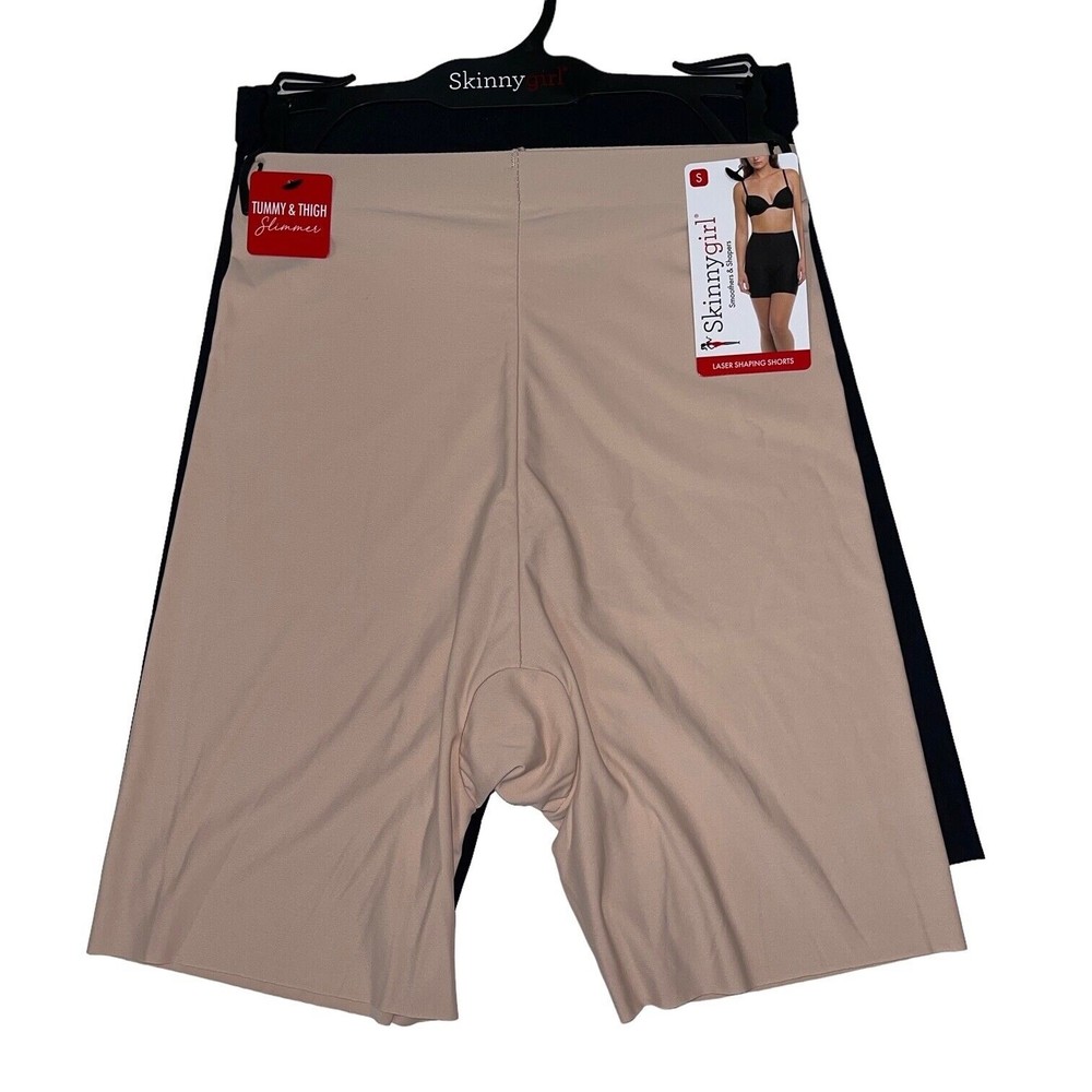 Skinnygirl Silky Slimmer Shaping Shorts Tummy Thigh Control 2-Pack NWT 7131