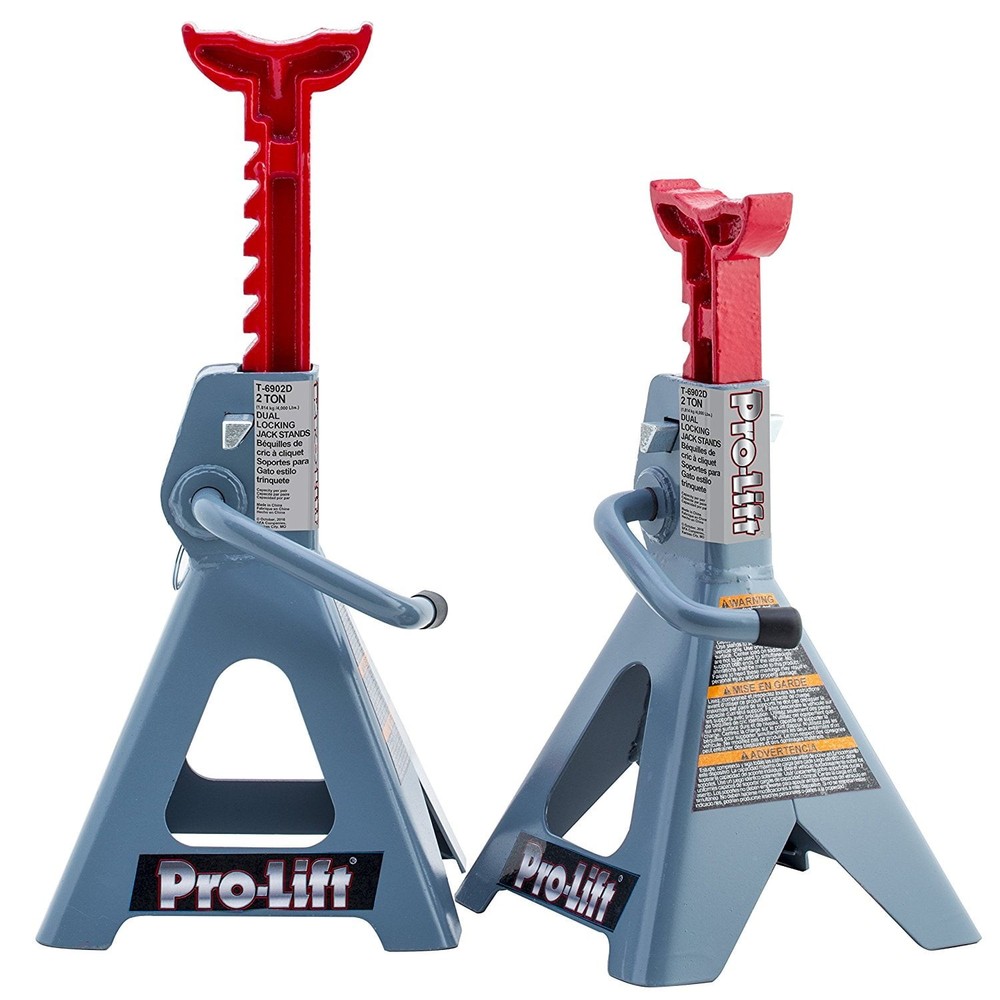 2-Ton Double Pin Iron Jack Stands for Auto & Truck Maintenance-image