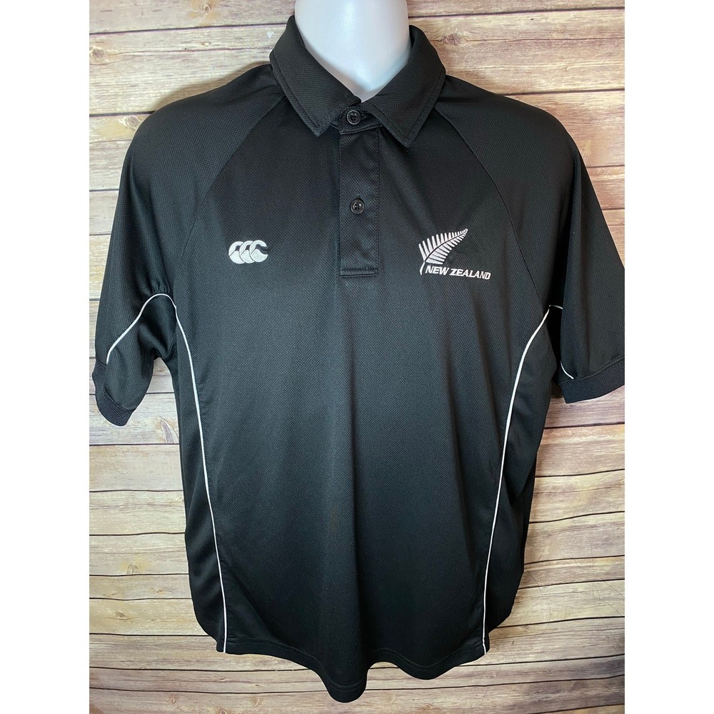 Canterbury of New Zealand Men’s Cotton Polo Shirt – Size Large