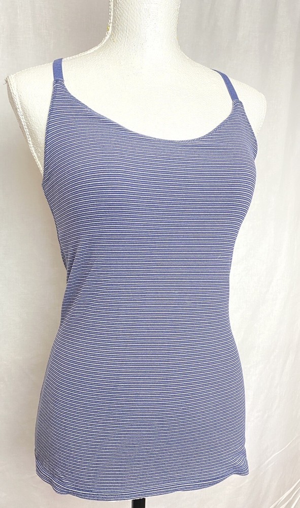 Outdoor Womens Small Navy Gray Racerback Tank Top Athletic Wear
