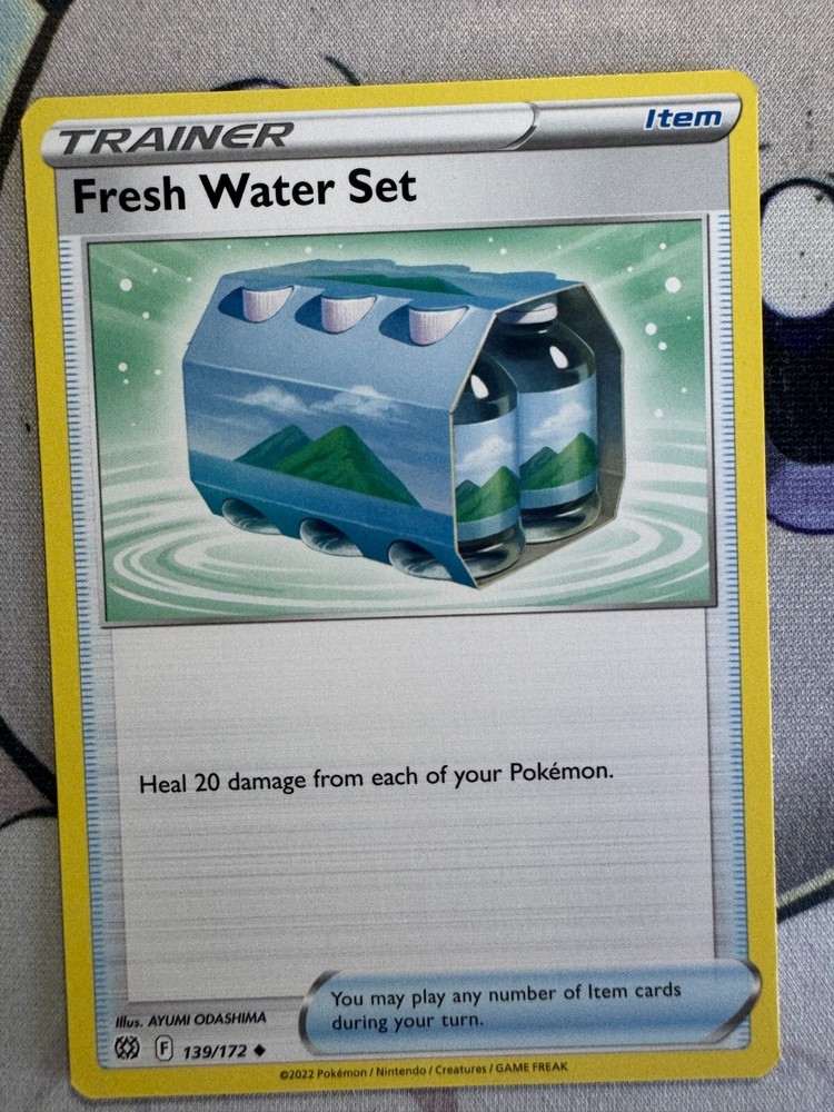 Fresh Non-Holo English Pokemon TCG Water Set BKY987