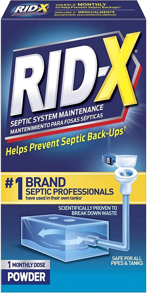 Rid-X 1920080306 Septic Tank Unblocker Enzymes - 9.8 oz