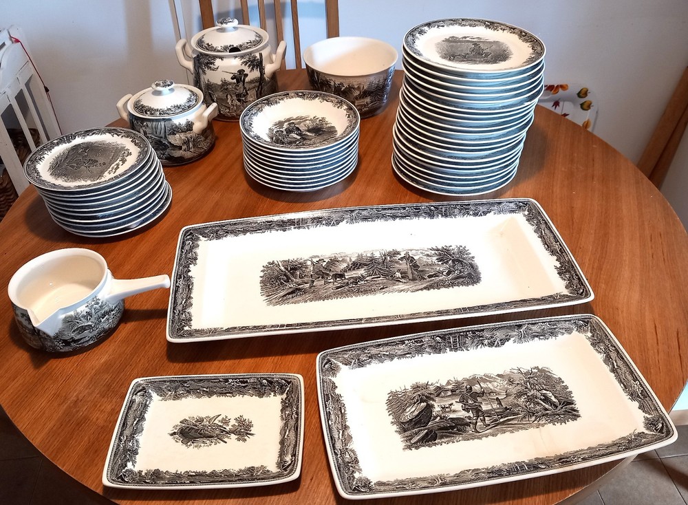 VILLEROY & BOCH, complete vintage dish serving