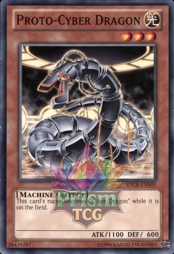 Cyber Dragon Proto SDCR-EN005 Ultra Rare YuGiOh Card