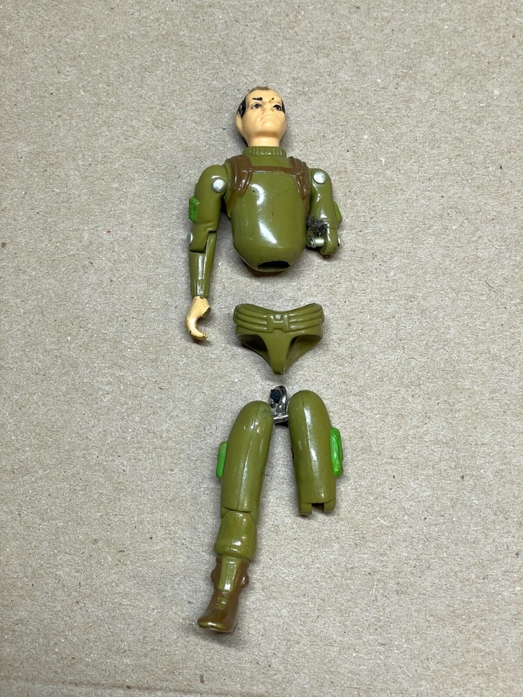 1982 Vintage G.I. Joe ARAH Zap v1 Action Figure Parts Incomplete
