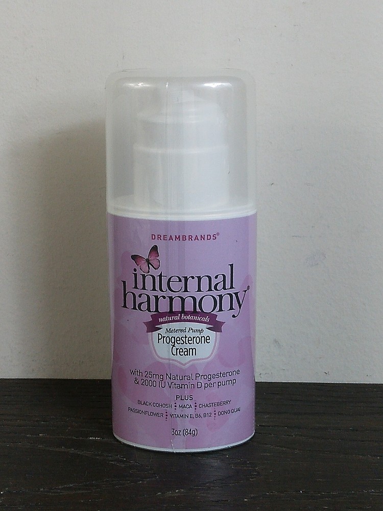 Internal Harmony Progesterone Cream with Vitamin D 3oz 50 Uses