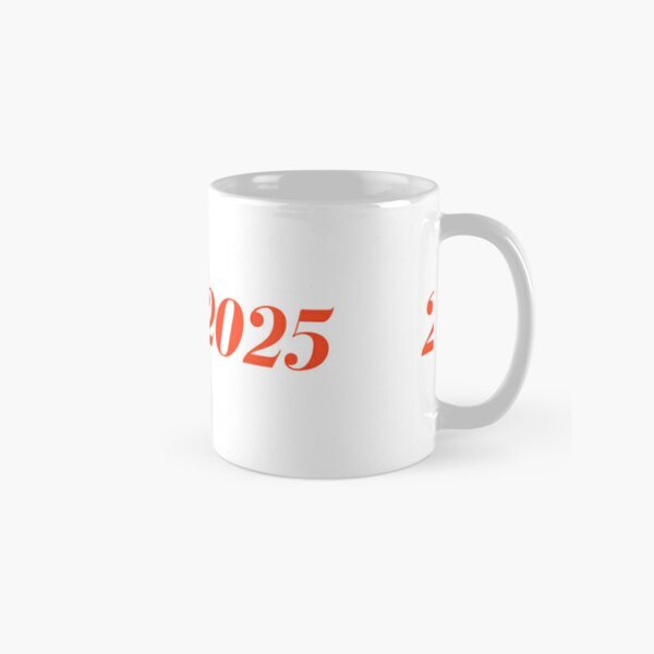 2025 New Year Orange Classic Mug – Perfect Family Gift