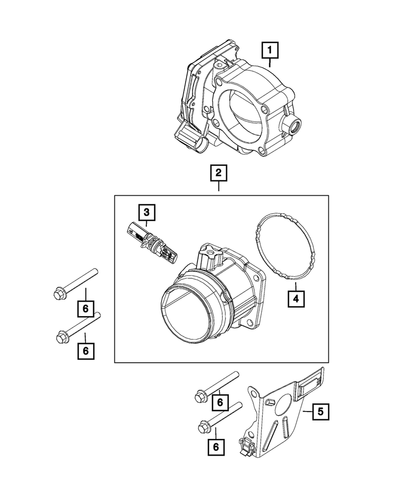Genuine Mopar Air Intake Elbow 68229381aa