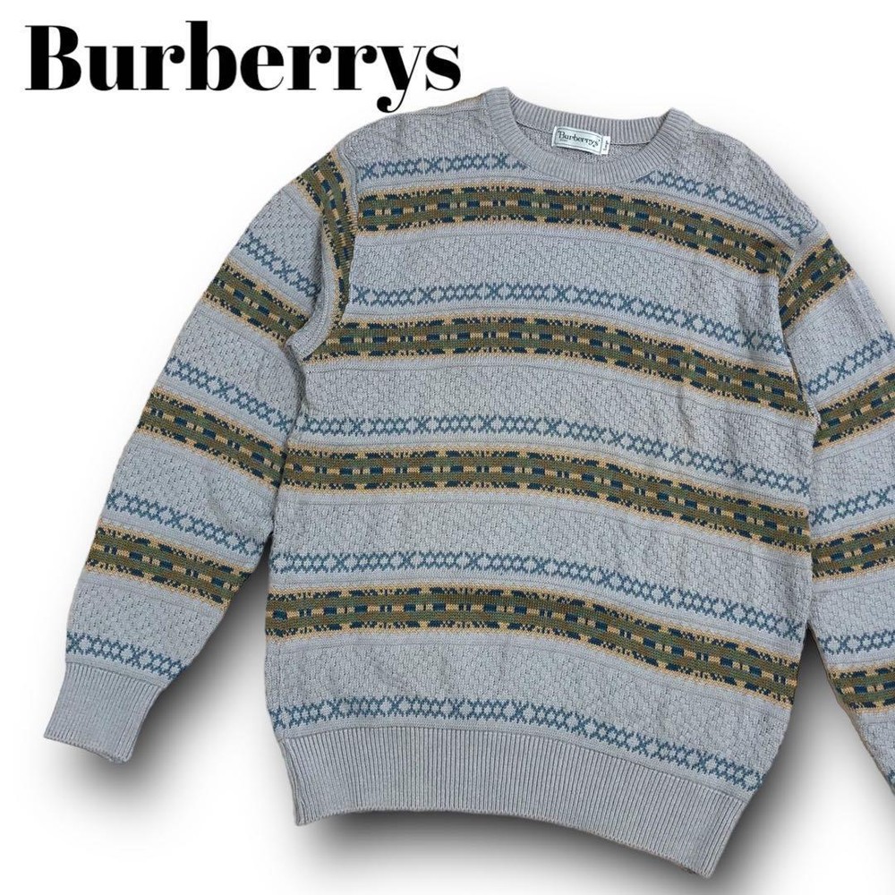 Burberry knit sweater Men's Fashion from Japan