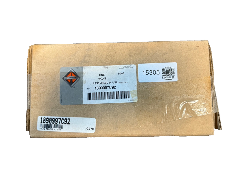 International OEM EGR Valve P/N: 1890997C92