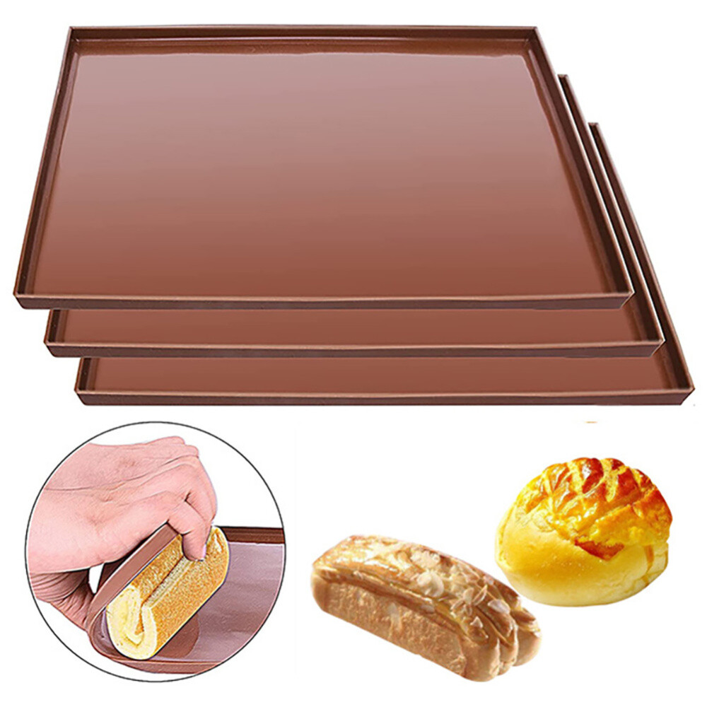 3 Pcs Machine Mat Dryer Silicone Baking Dish Trays for Oven