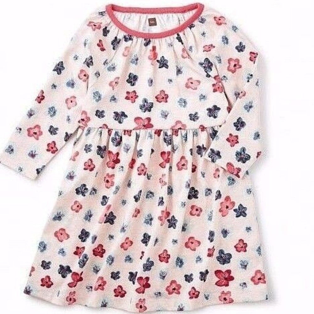 Tea Collection Floral Long Sleeve Dress