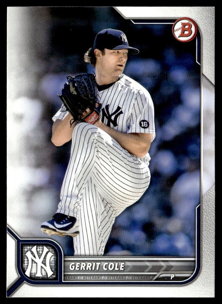 2022 Bowman Gerrit Cole New York Yankees #95