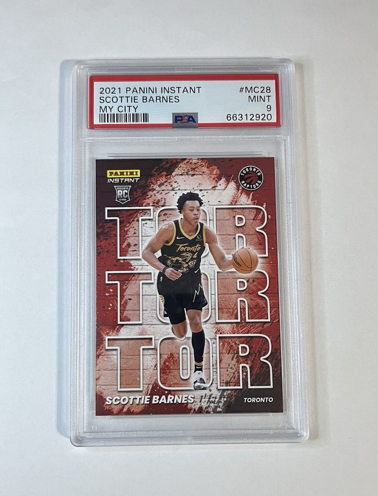 2021 Panini Instant My City /1496 Scottie Barnes #MC28 PSA 9 Rookie RC