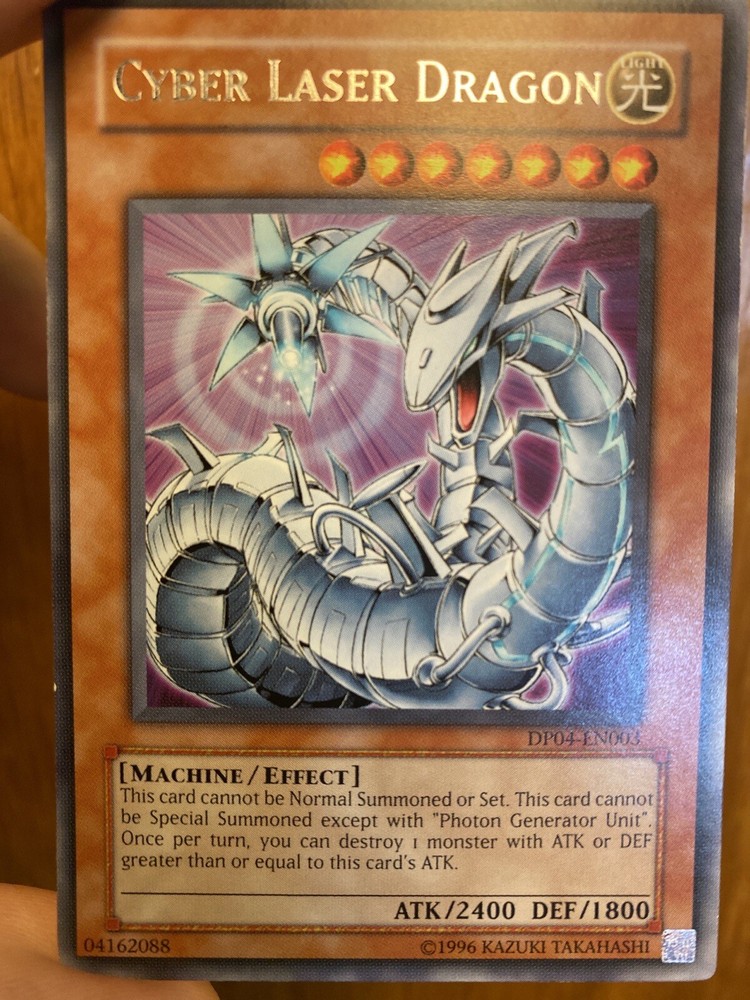 Cyber Laser Dragon DP04-EN003 Rare NM Zane Truesdale YuGiOh Duelist Pack