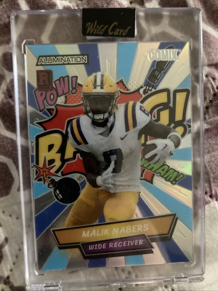 2023 Wild Card Alumination Comix 1st edition Malik Nabers RC Rookie 24/25 GIANTS