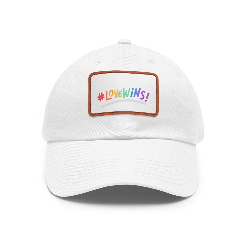 Leather Pride Hat Valentine’s Day Gift for Men Women Love Wins-image