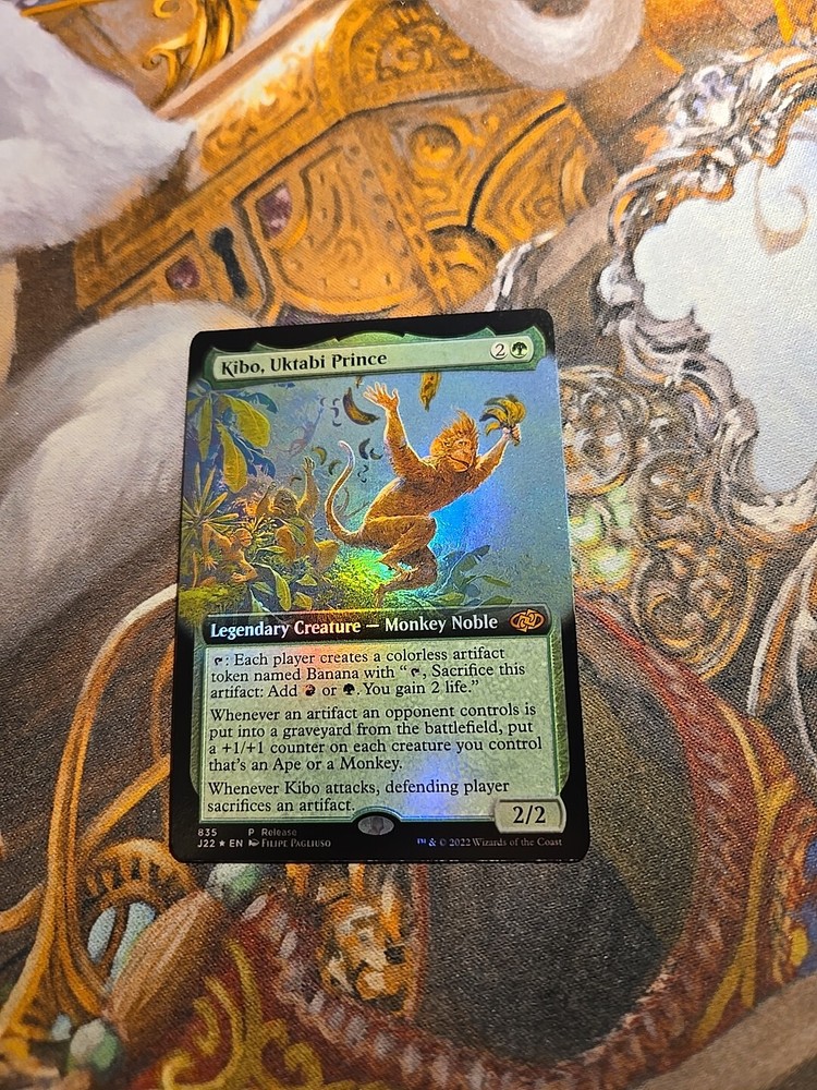 Kibo, Uktabi Prince Extended Art Foil MTG Promo - NM -