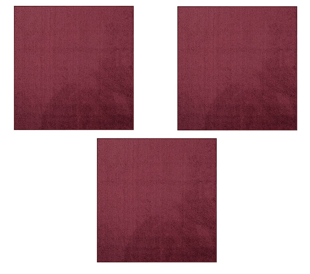 Modern Plush Cranberry Rug – Indoor/Outdoor Soft Mat for Any Space