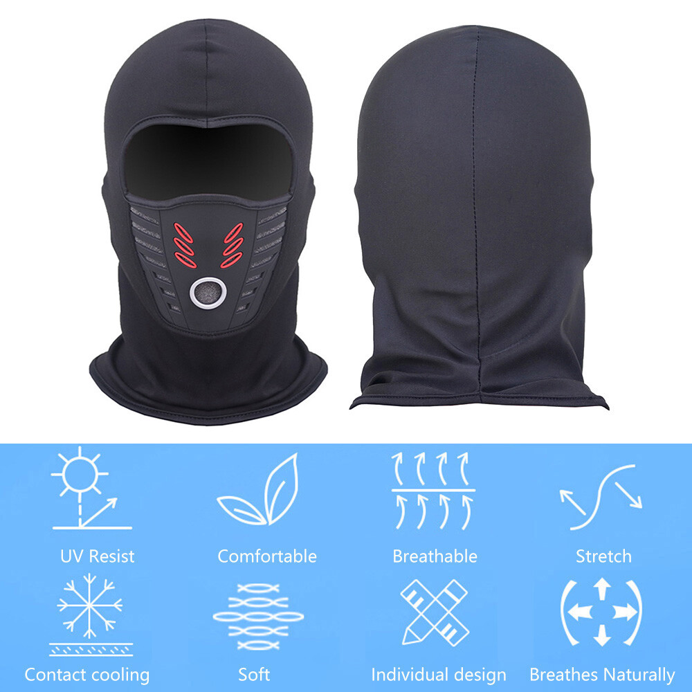 Balaclava Ski Full Face Mask Windproof Fleece Neck Cycling for Winter Summer CN