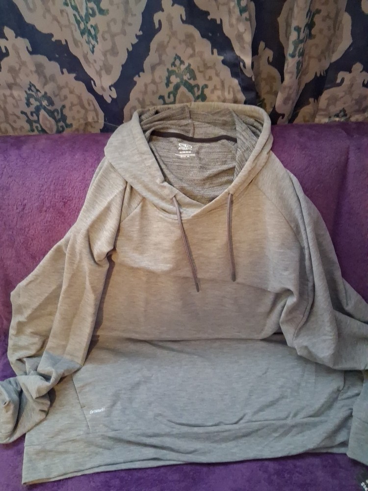 2x Athletic Works Pullover Hoodie Grey  New with Tags