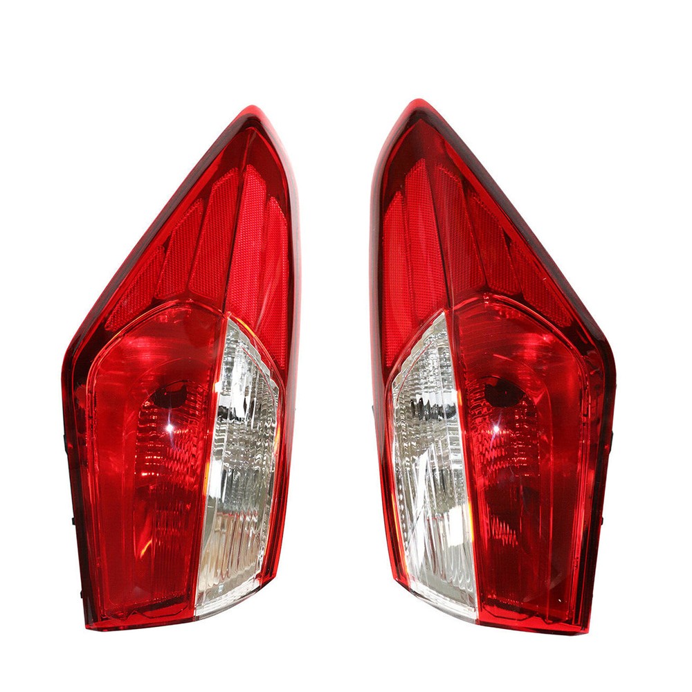 2014-2016 Kia Forte Red Lens Rear Outer Tail Light Pair Left & Right