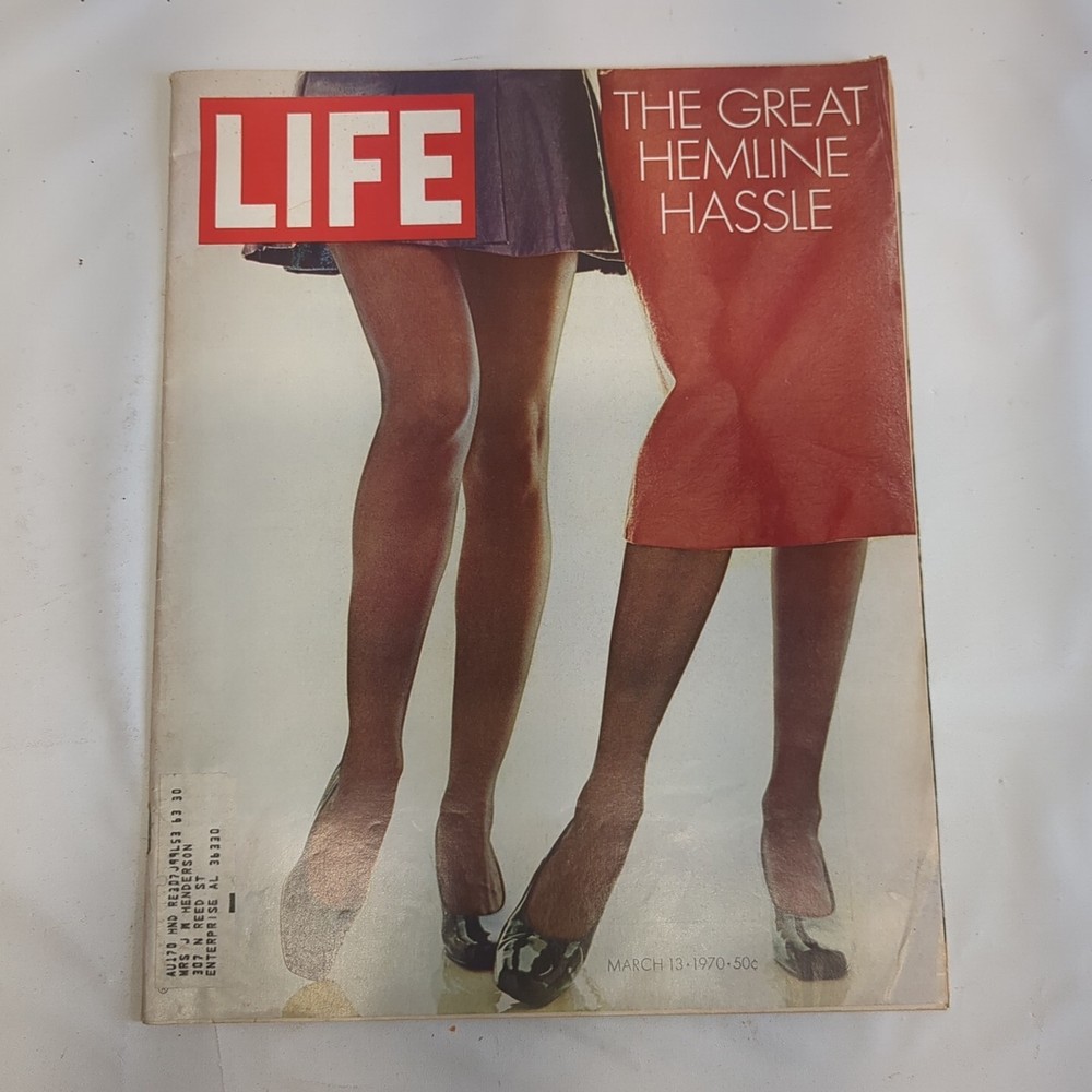 LIFE Magazine March 30 1970 - Hemline Fashions / US Oil Spills Historic Adverts