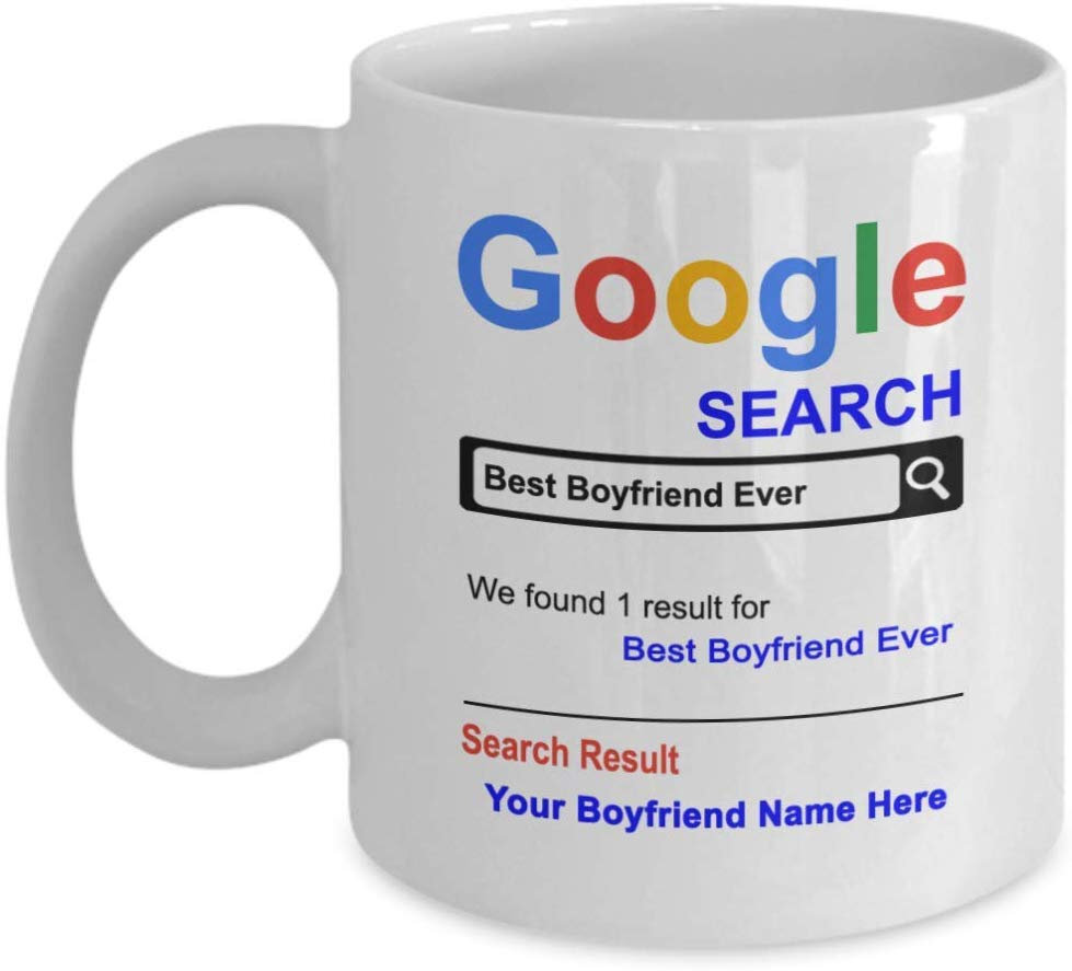 Personalized Boyfriend Mug Best Boyfriend Ever Coffee Cup Customized Name