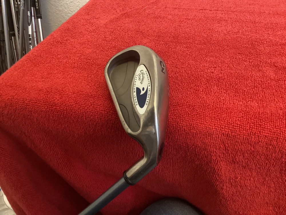 Callaway HawkEye Tungsten Titanium 3 Iron Graphite Firm Right Hand 39 Inch Golf Club