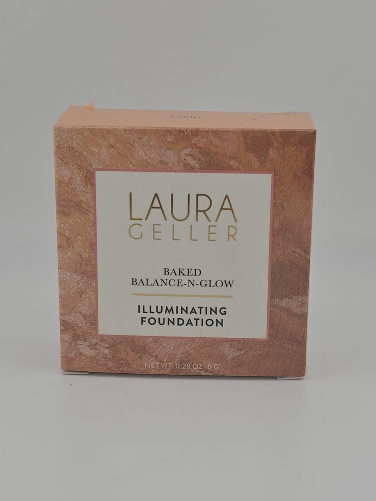 Laura Geller Baked Balance-N-Glow Illuminating Foundation LIGHT 0.28 oz