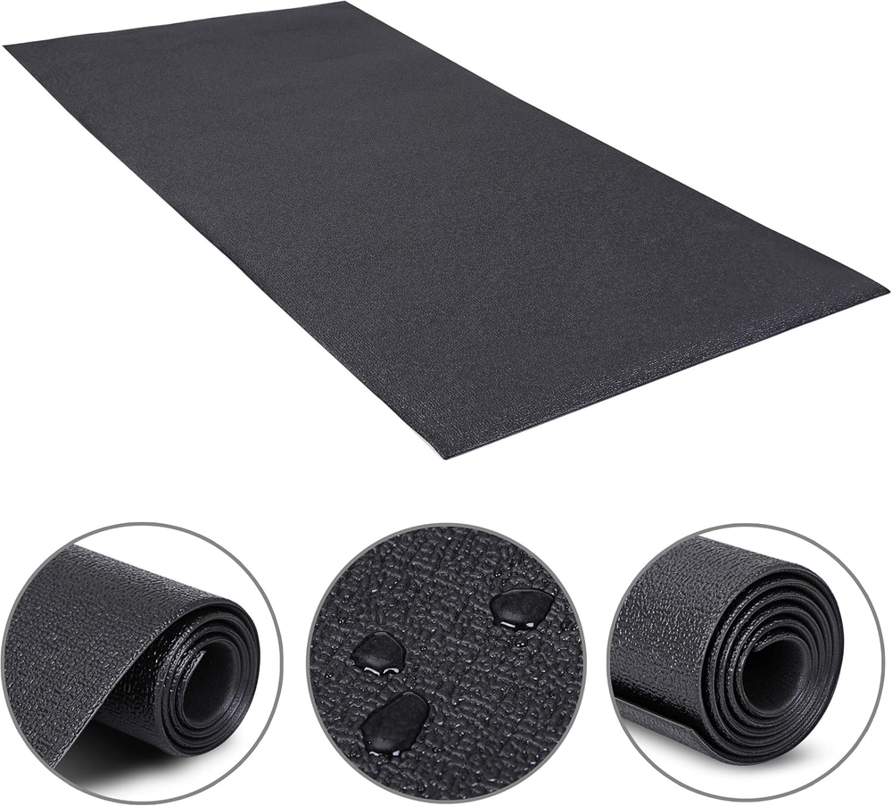 5x2.5ft Treadmill Mat High Density Non Slip Exercise Equipment Pad for Bike