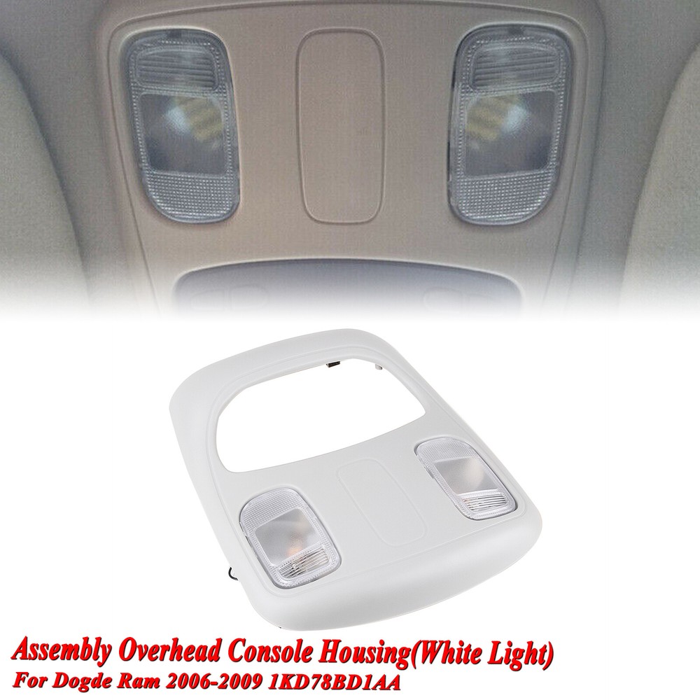 Assembly Overhead Light Console Housing Cover For Ram 1500 2500 3500 2006-2009