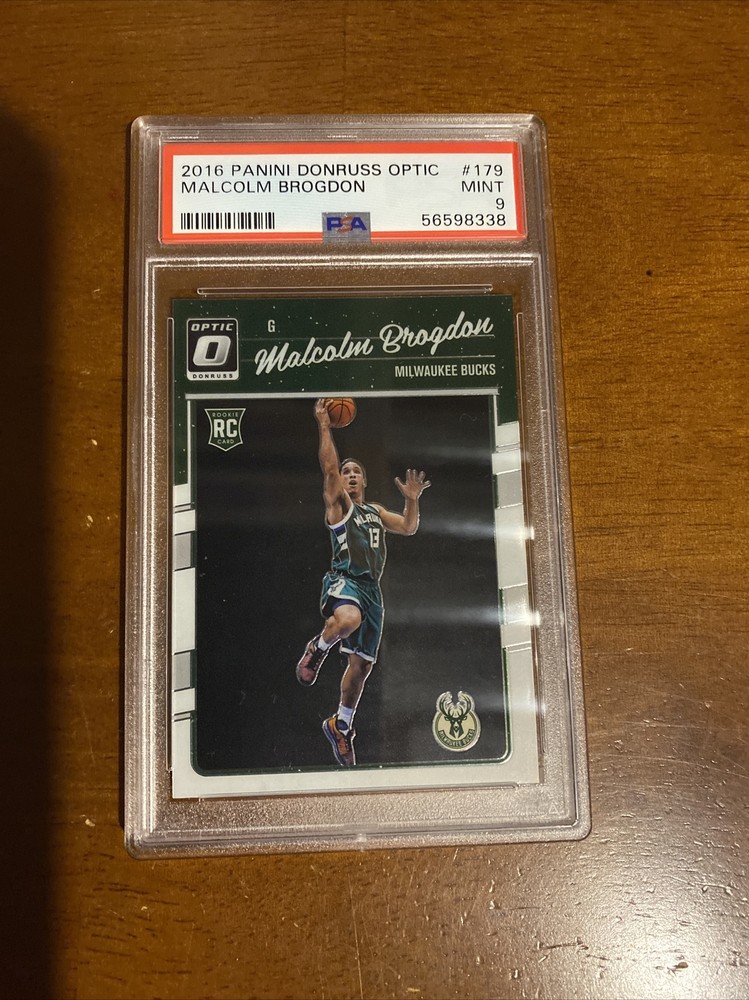 2016 Panini Donruss Optic Malcolm Brogdon RC PSA 9 Mint #179 Rookie Celtics